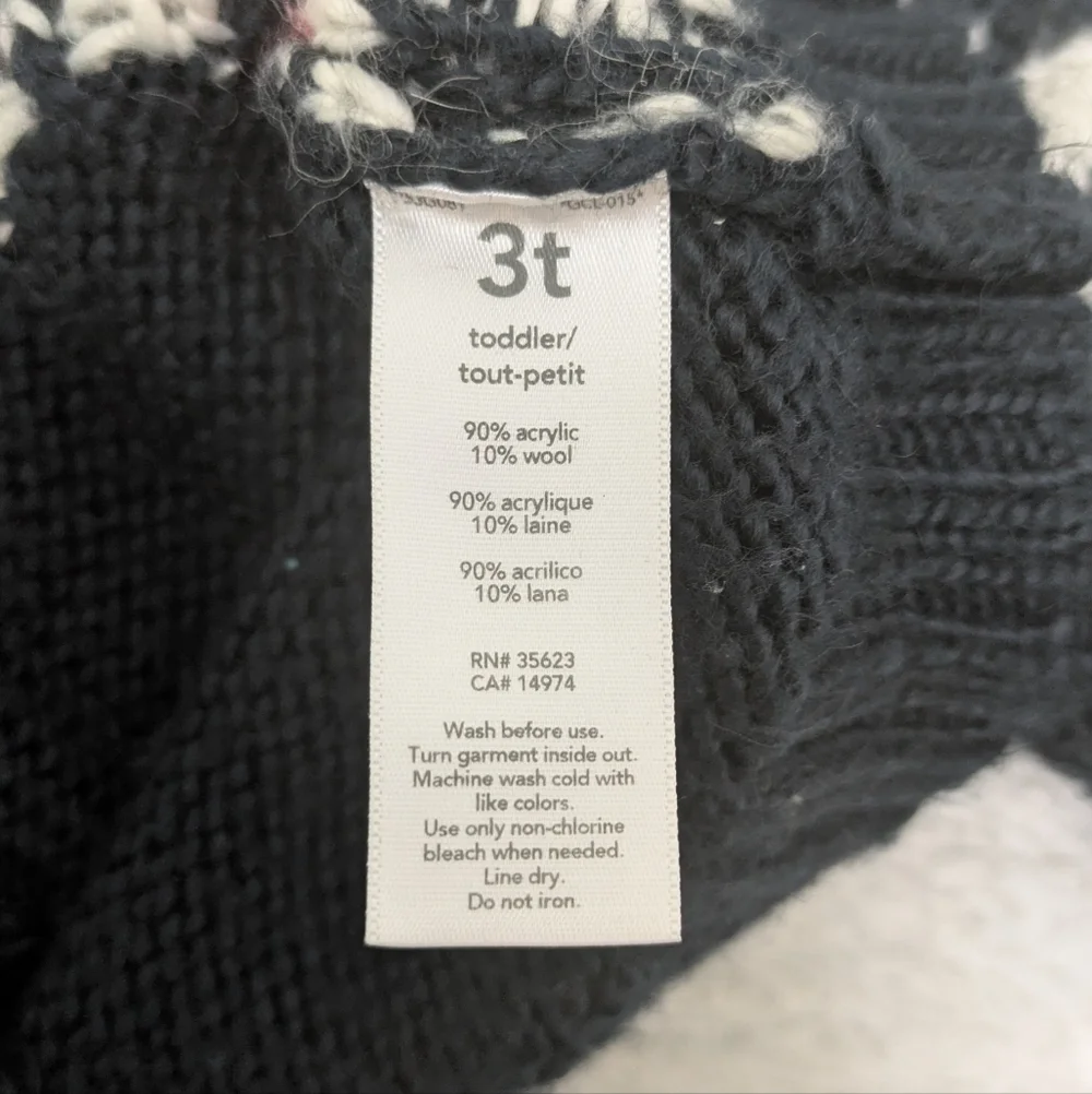 Carter's Toddler Girl Chunky Winter Fuzzy Cardigan Sweater 3T